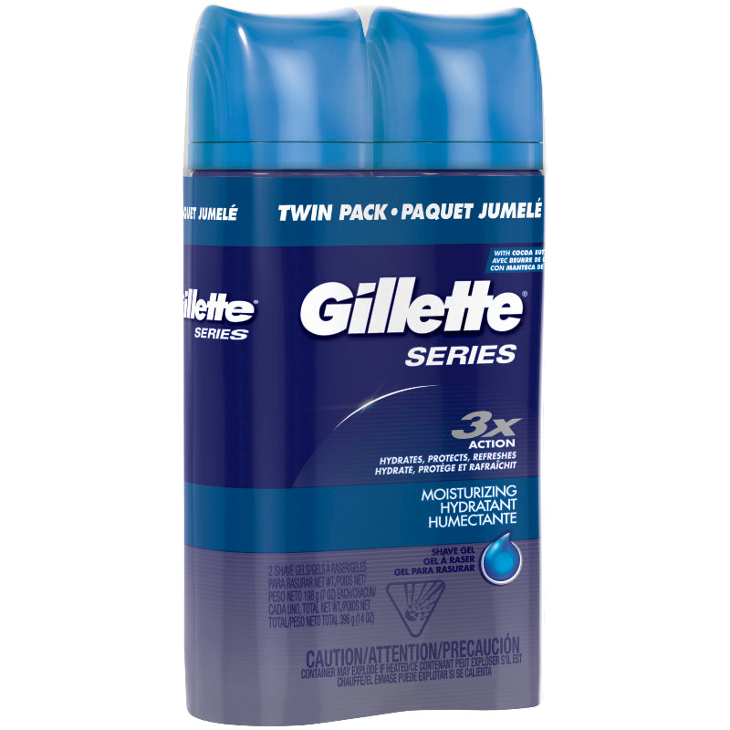GILLETTE SERIES SHAVE GEL MOISTURIZING 7OZ 2