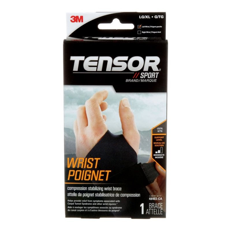 TENSOR SUPPORT WRIST LEFT LG/XL