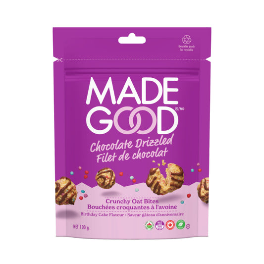 Made Good - Crunchy Drizzled Oat Bites Birthday Cake - 100G