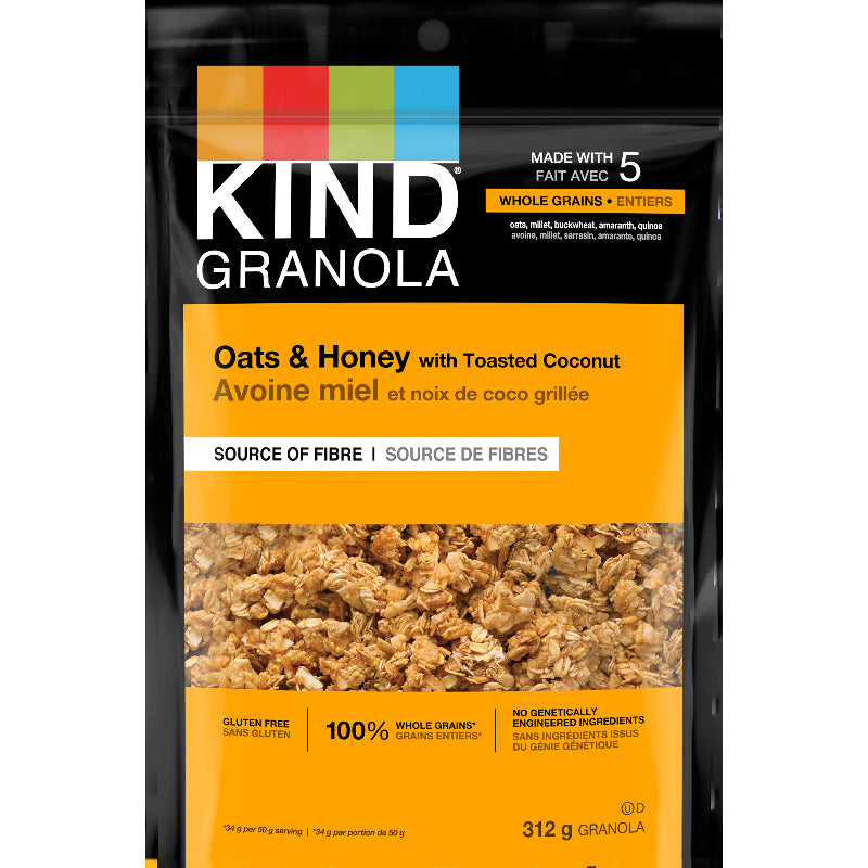 KIND SNACKS    Oats & Honey w/ToastedCoconut 312g
