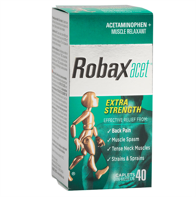 ROBAXACET XST CPLT 500/400MG 40 CAPLET