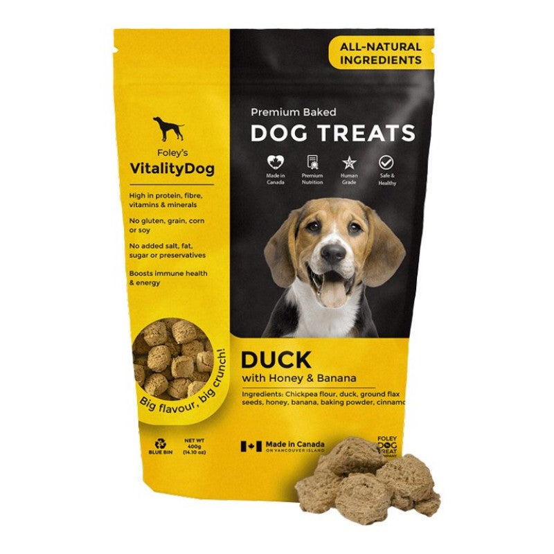 FOLEY DOG TREAT    Duck W/Honey Banana 400g