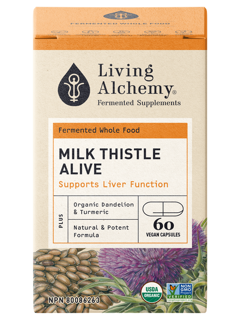 Living Alchemy Milk Thistle Alive 60caps