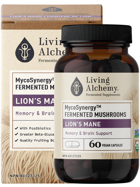 Living Alchemy - MycoSynergy Lion's Mane, 60 Capsules