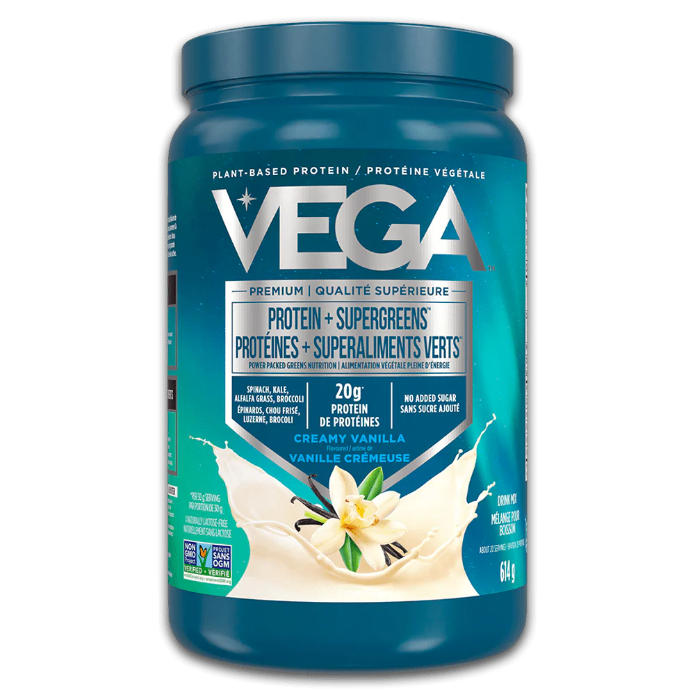Vega Protein + Supergreens CA Vanilla (614g)