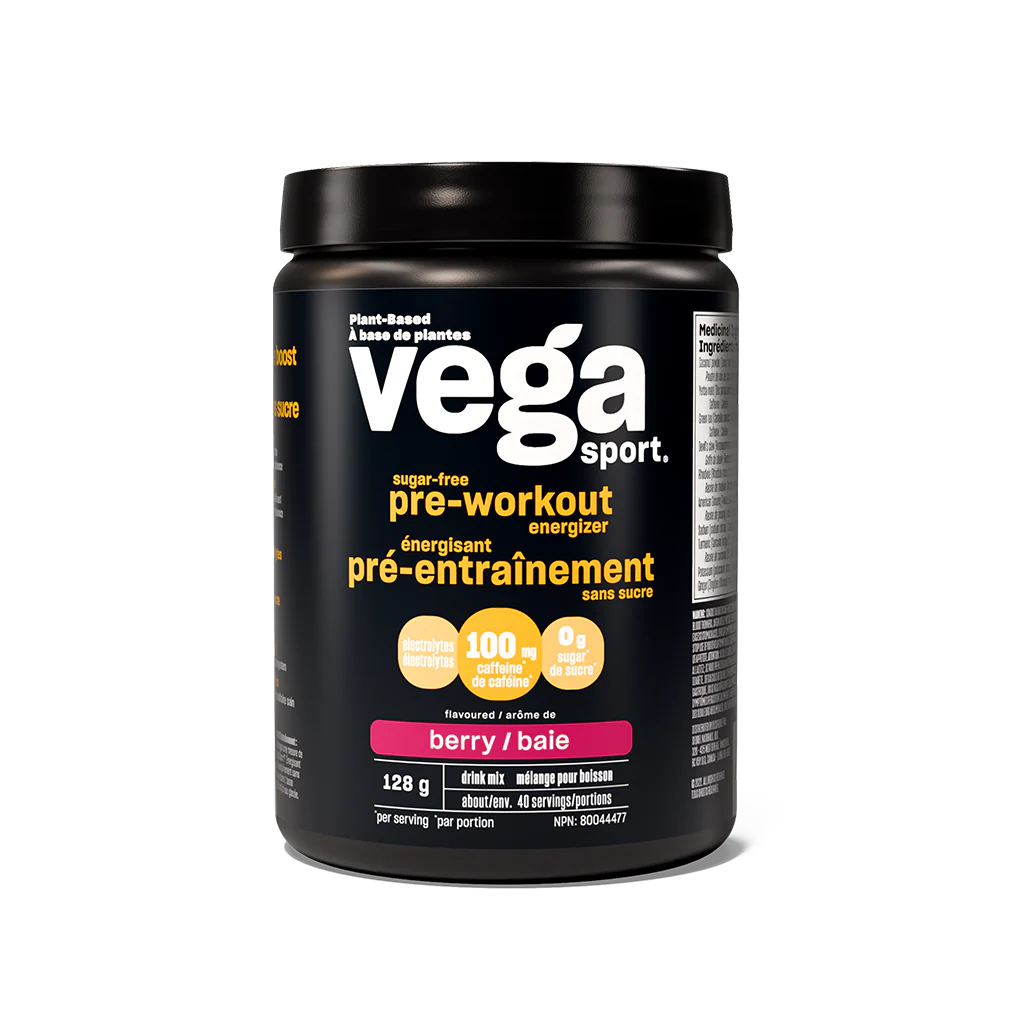 Vega Sport Pre-Workout Energizer - Sugarfree Berry (128g)