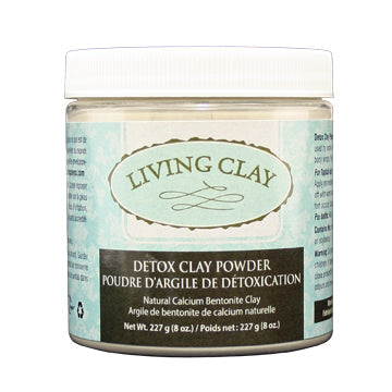 LIVING CLAY   DETOX CLAY POWDER, 8 oz.