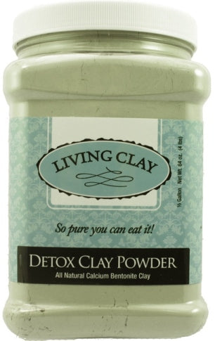LIVING CLAY   DETOX CLAY POWDER, ½ gal./4 lbs.