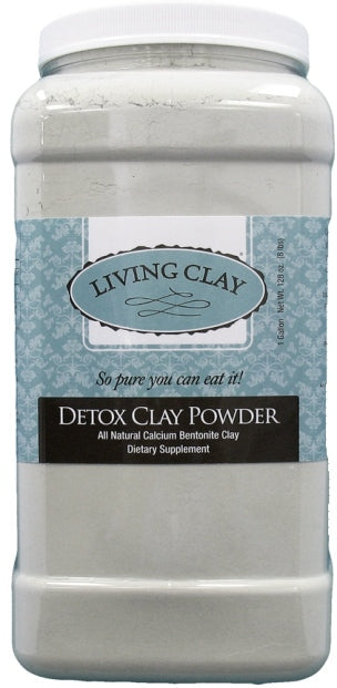 LIVING CLAY   DETOX CLAY POWDER, 1 gal./8 lbs.