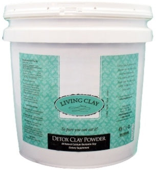 LIVING CLAY   DETOX CLAY POWDER,r 2 gal./16 lbs.