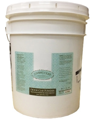 LIVING CLAY   DETOX CLAY POWDER, 5 gal./40 lbs.