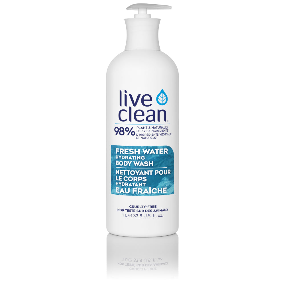 LIVE CLEAN BODY WASH FRESH WATER 1L