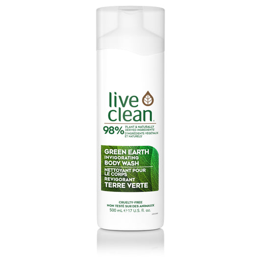 Live Clean   Green Earth Invigorating Body Wash 500ml