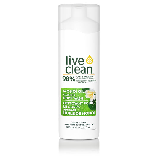 Live Clean   Calming Body Wash Monoï Oil 500ml