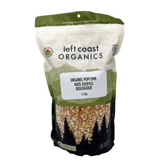 LEFT COAST   Organic Popcorn   1.3kg