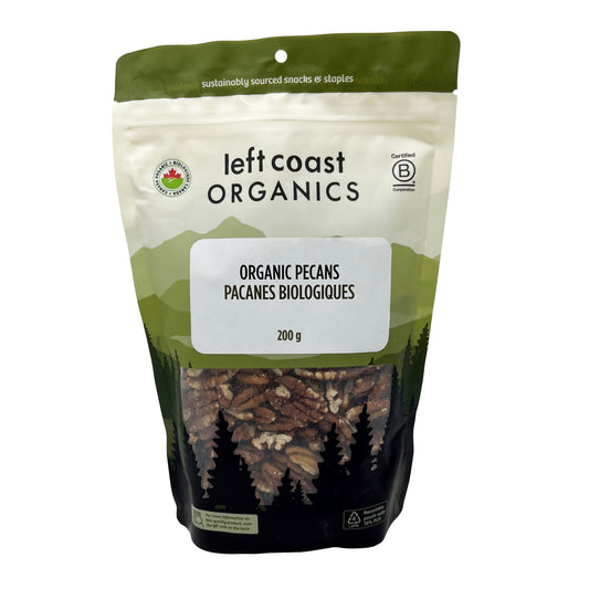 LEFT COAST   Organic Pecans, Raw   200g