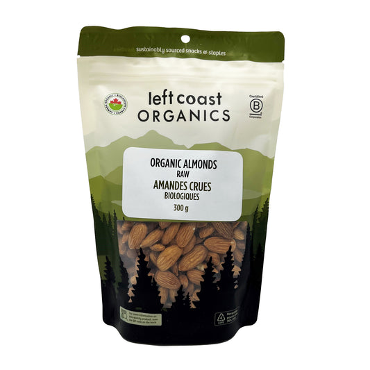 LEFT COAST   Organic Almonds, Raw   300g