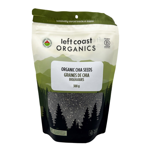 LEFT COAST   Organic Chia Seeds, Black   300g