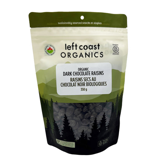 LEFT COAST   Organic Chocolate Raisins   350g