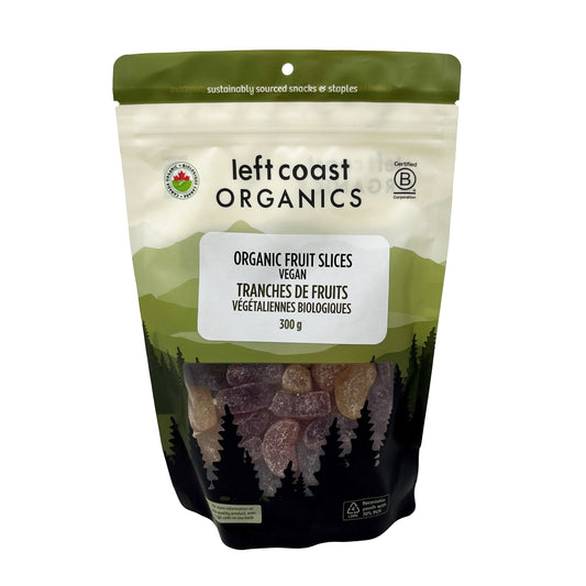 LEFT COAST   Organic Fruit-Shaped Candy, Vegan   300g