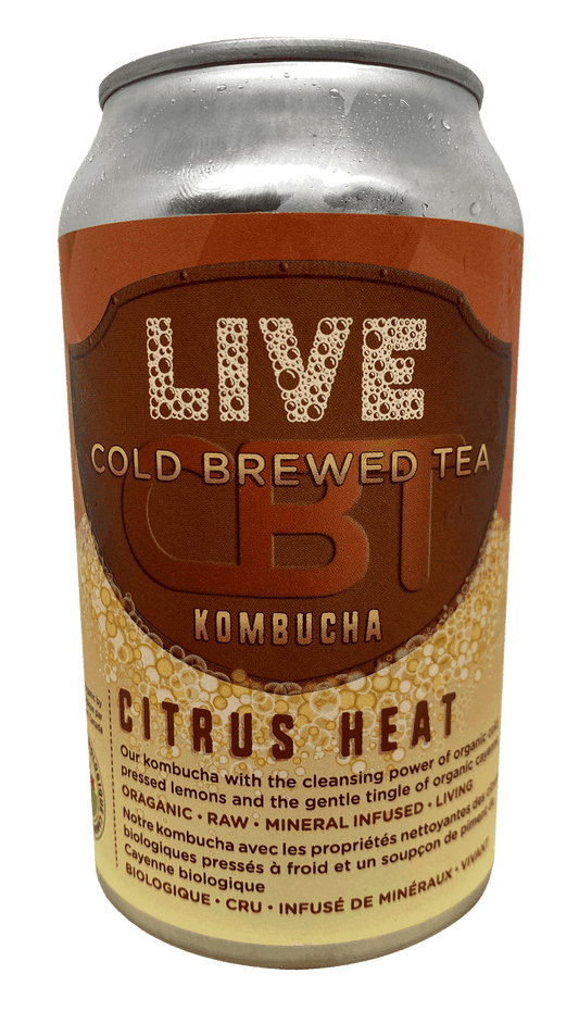 LIVE KOMBUCHA - Citrus Heat, Organic (can)    355ml