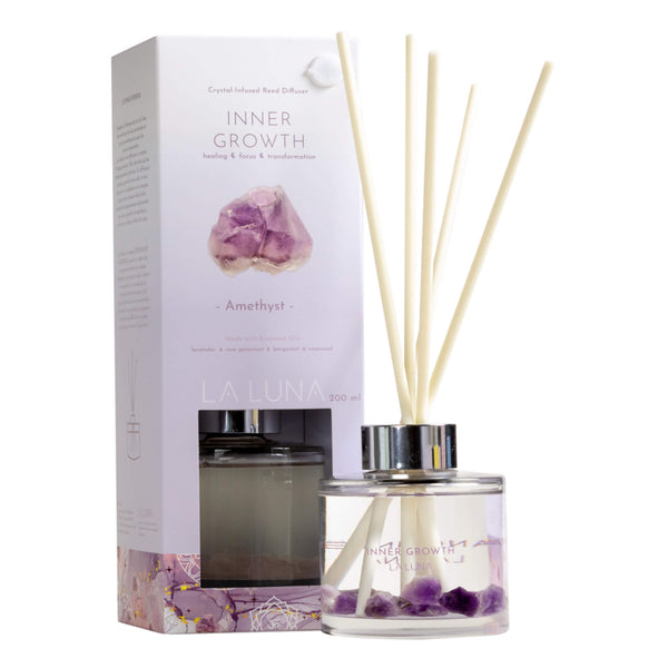 LA LUNA    Crystal Infused Reeds    LA LUNA    Crystal Infused Reeds    Inner Growth Amethyst 200mL