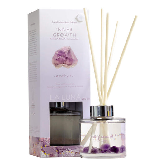 LA LUNA    Crystal Infused Reeds    LA LUNA    Crystal Infused Reeds    Inner Growth Amethyst 200mL