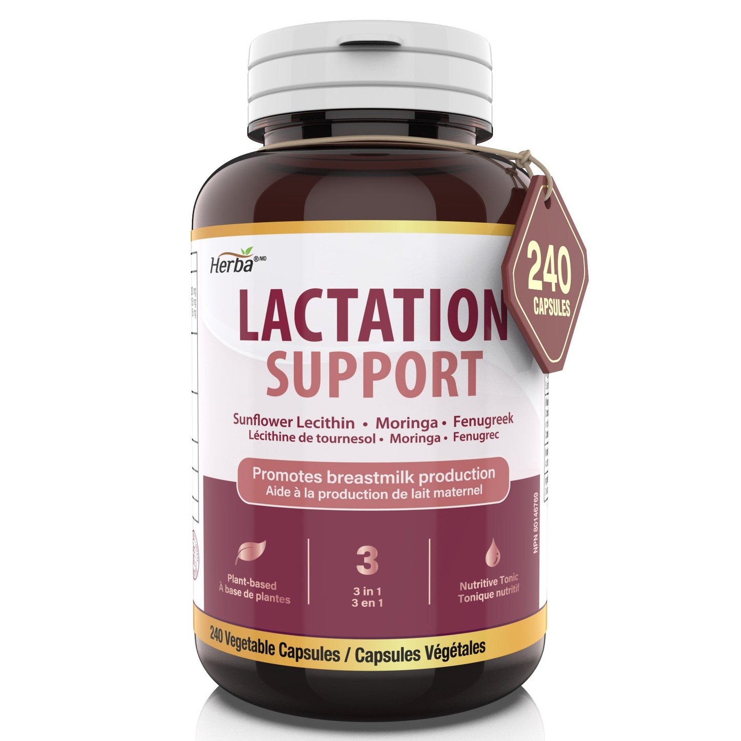 Herba - Lactation Support 400mg - 240 Capsules
