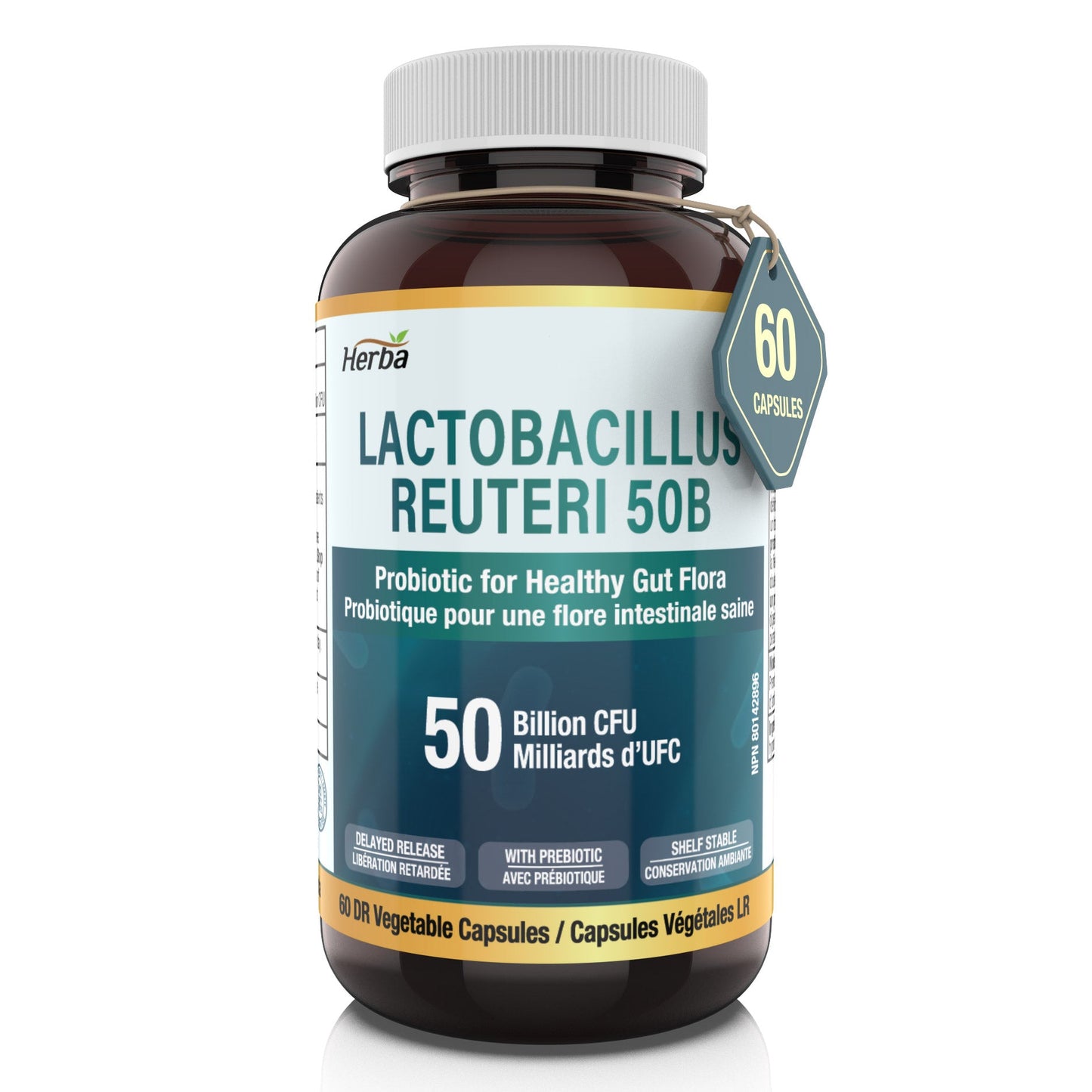 Herba  Lactobacillus Reuteri 50b - 60 Capsules