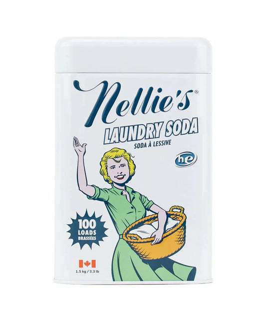 NELLIE'S *    Laundry Soda 100 Load tin, CORK