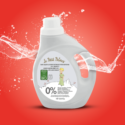 LE PETIT PRINCE ORGANIC (BABY)    2 in 1 Liquid Laundry 
with Softener
    1L