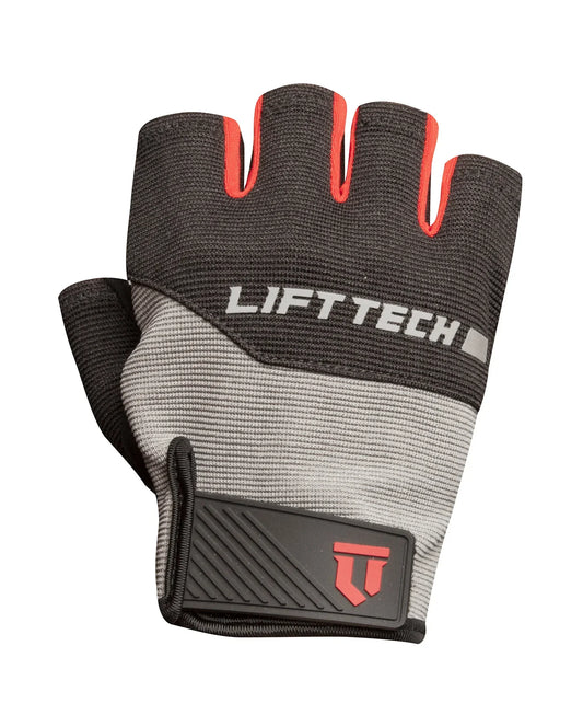 LIFT TECH FITNESS   MEN'S CLASSIC GLOVE   GRAY / RED   M