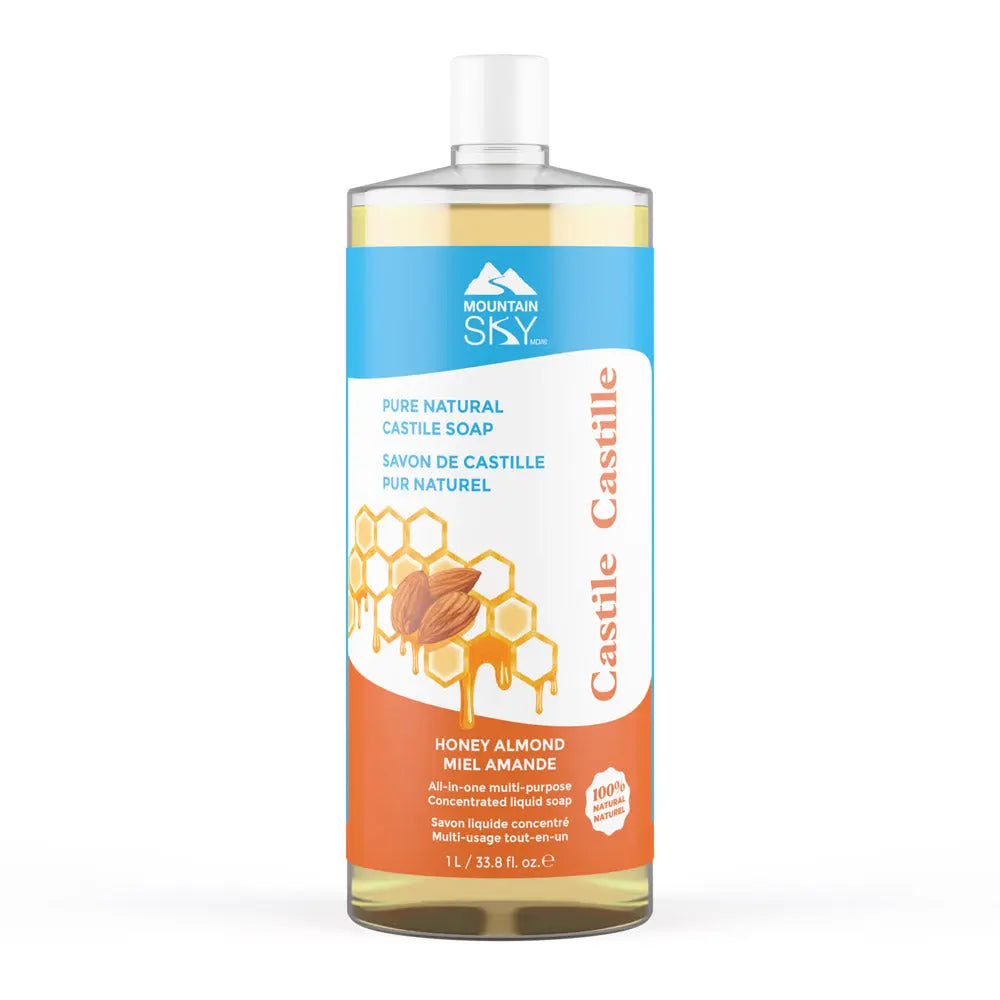 Mountain Sky Soaps - Castile Soap Honey Almond - 1L