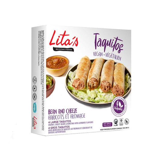 LITA’S MEXICAN FOODS -   Taquitos, Bean & Cheeze    280g
