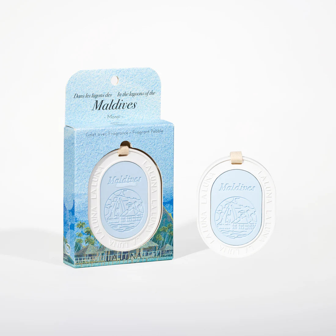 LA LUNA    Fragrant Pebbles    Maldives Monoi Pebble  3 units