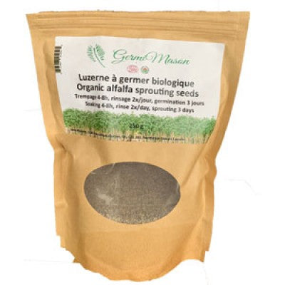 GERMIMASON     Organic Afalfa seed   250g