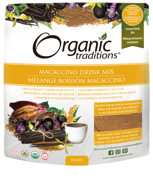 Organic Traditions - Macaccino Drink Mix   227g