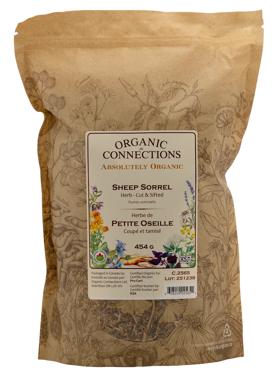 OCBULK - Sheep Sorrel Herb C/S ORG 1LB