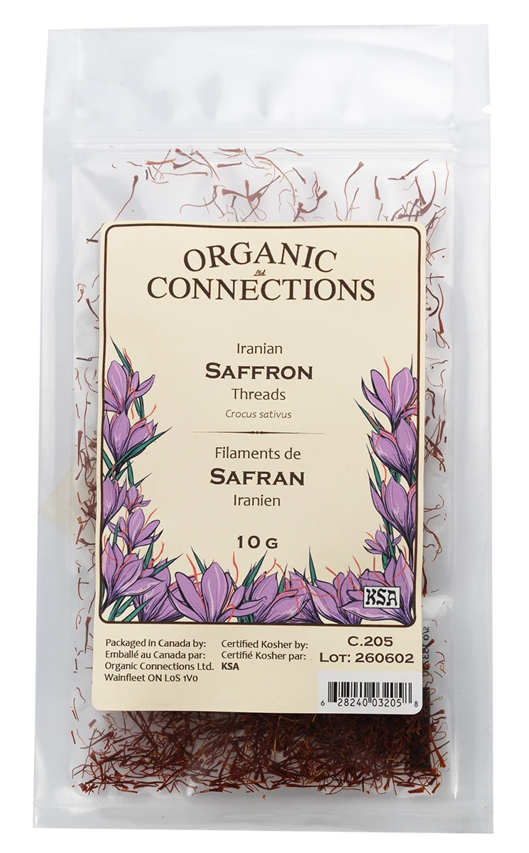 OCBULK - IRANIAN Whole Saffron (2-4mm threads) PQ 10g