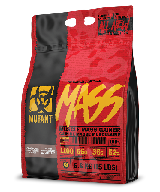 MUTANT    MUTANT® MASS®    Chocolate Fudge Brownie  6.8 kg (15 lbs)
