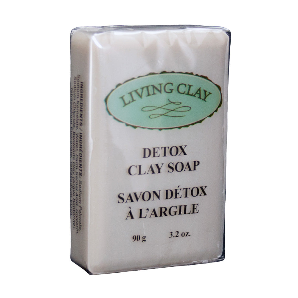 LIVING CLAY SLEEVE, DETOX CLAY BAR SOAP, (12)