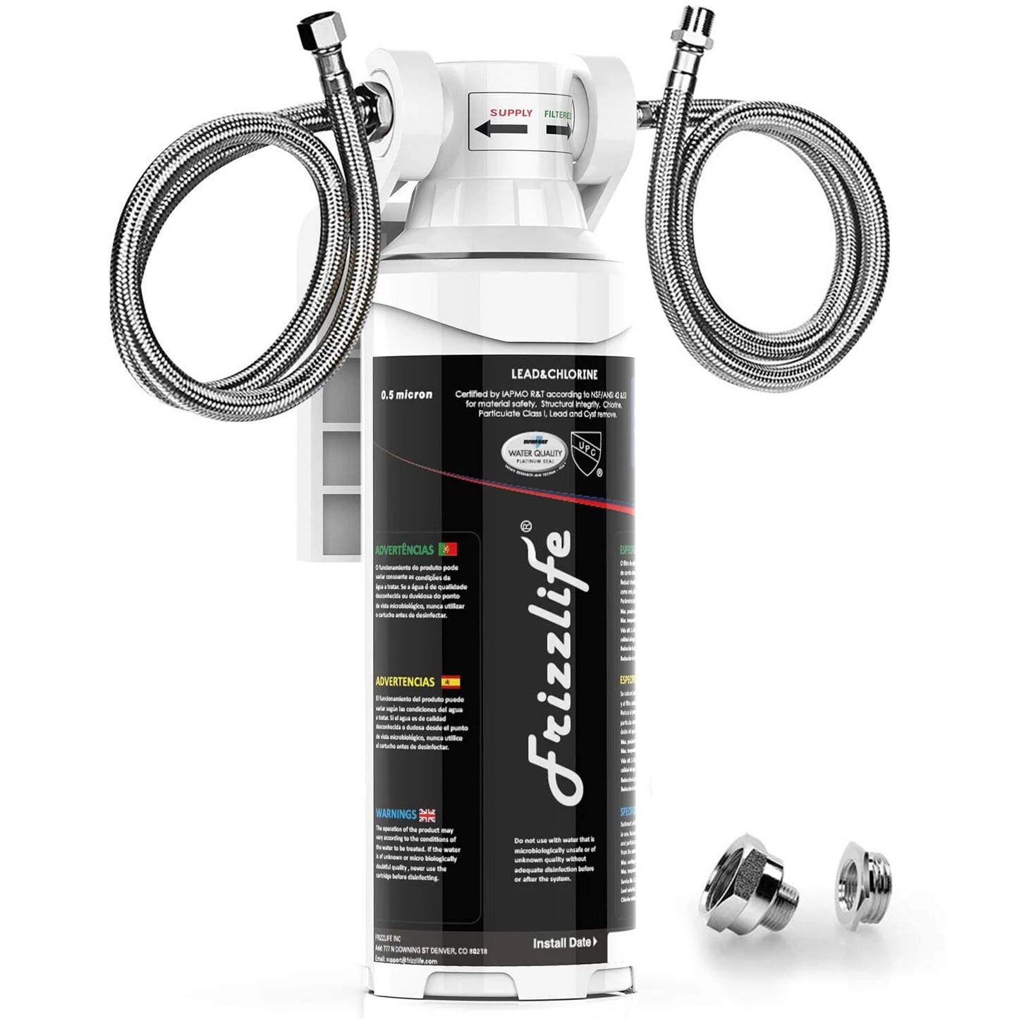 FRIZZLIFE   Frizzlife Water Filter System   1 unit