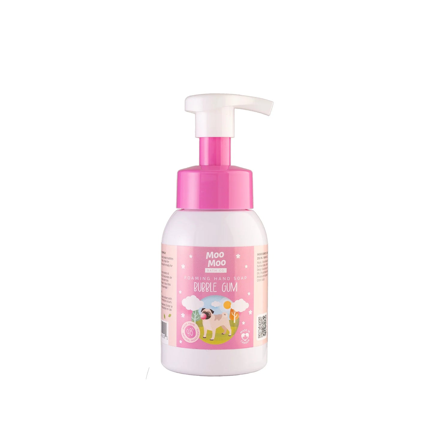 Moo Moo Bath Co   Hand Soap Bubble Gum 250ml