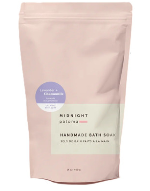 Midnight Paloma   Lavender + Chamomile Calming Bath Soak 14oz