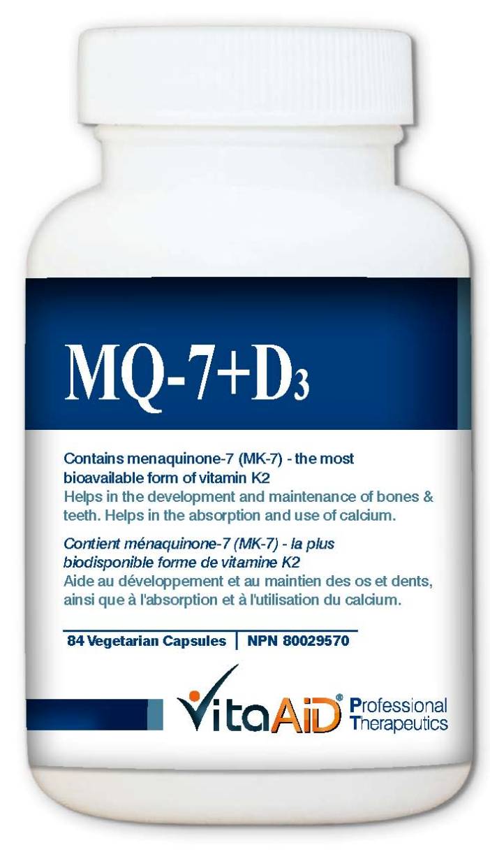 VitaAid   MQ-7 +D3 (120 mcg MK-7 + 1000 IU D3)   84v