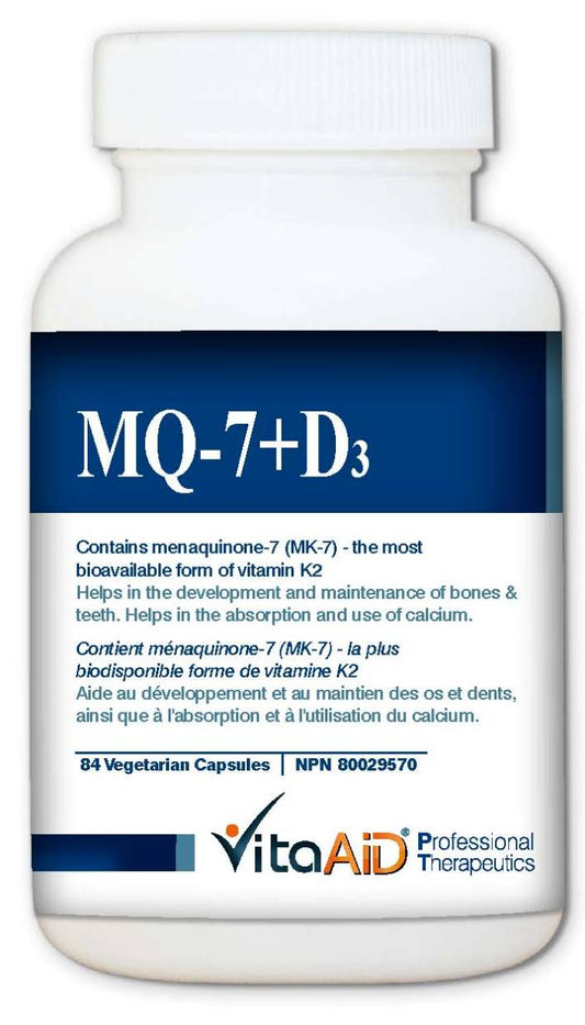 VitaAid   MQ-7 +D3 (120 mcg MK-7 + 1000 IU D3)   84v