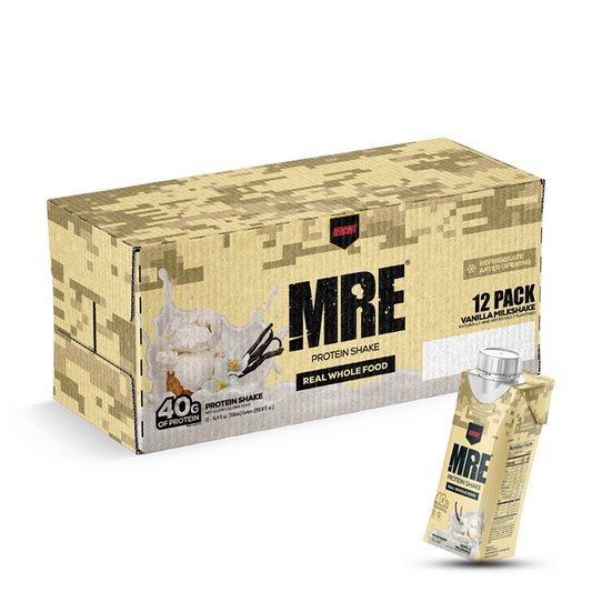 Redcon1 MRE Protein RTD Vanilla Milkshake 500 mL - Case of 12