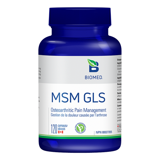 BIOMED    MSM-GLS   120 capsules