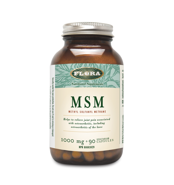 Flora_MSM Methylsulfonylmethane 1000 mg _90 caps