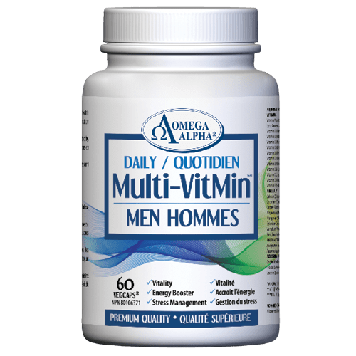 Omega Alpha   Daily Multi-VitMin™  Men   60 vcap